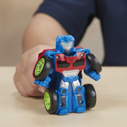 TRANSFORMERS Playskool Heroes Rescue Bots Academy Mini Bot Racers Pack de 5 jouets convertibles de 5 cm, véhicules à collectionner (Exclusivité Amazon)