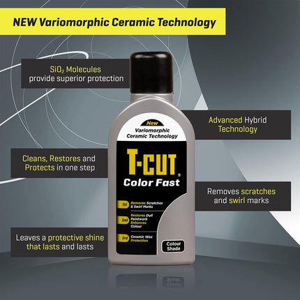 T-Cut 365 Paintwork Perfection Car Polish & Restorer Fast Seal Kit, Sheer Silver, 500ml
