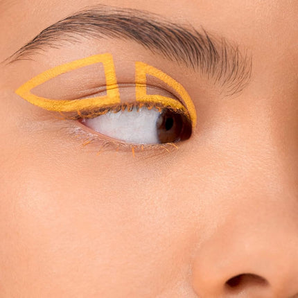 3ina Makeup - The Color Mascara 137 - Yellow Colourful Mascara for Volume and Length - Highly Pigmented - Long-lasting - Vegan - Cruelty Free