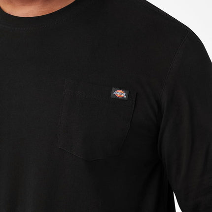 Dickies Men's Big-Tall Long Sleeve Heavyweight Crew Neck, Black, XXX-Large/Tall