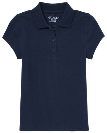 The Children's Place Girls' Short Sleeve Polo, Pac