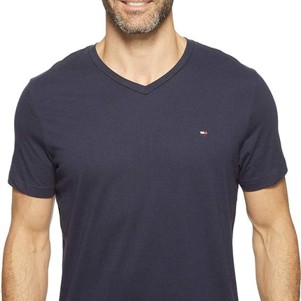 Tommy Hilfiger mens09T3140Core Flag V-Neck Tee Sho