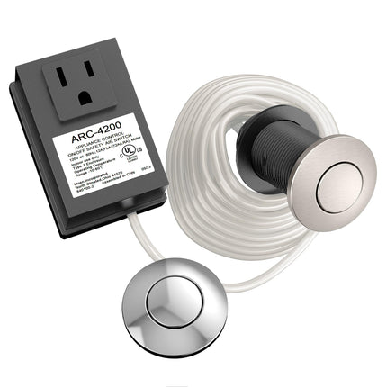 Moen Chrome and Spot Resist Stainless Air Switch w