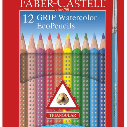 Faber-Castell 12 ct Multicolored Watercolor EcoPen