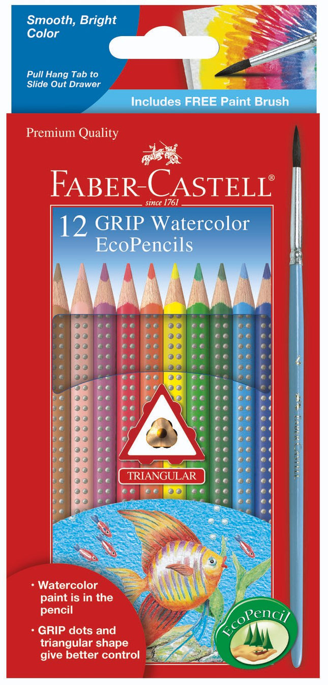 Faber-Castell 12 ct Multicolored Watercolor EcoPen