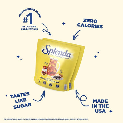 Splenda No Calorie Granulated Sugar Substitute Sweetener 357.5 g (Pack of 2)