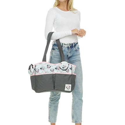 Cudlie Unisex Baby Diaper Bag 2, Minnie-Watercolour, Mouse