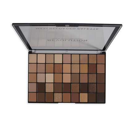 Makeup Revolution, Maxi Reloaded, Eyeshadow Palette, Ultimate Nude Tones, 45 Shades, 60.8 g