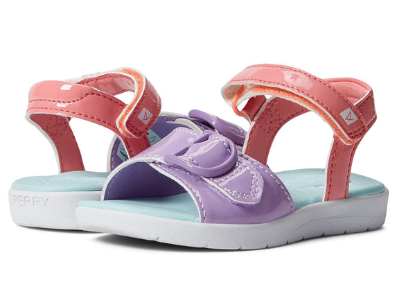 Sperry Kids Girls Galley Plushwave Sandal, Multi, 
