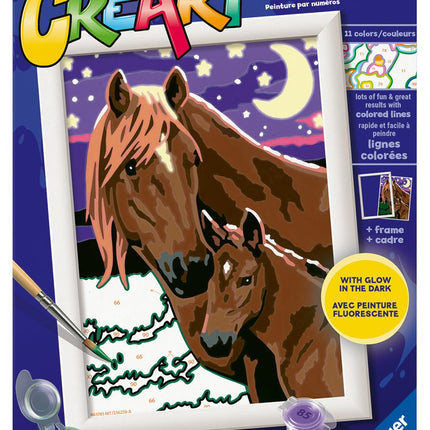 Ravensburger - Horses at Mignight CreArt Paint by 