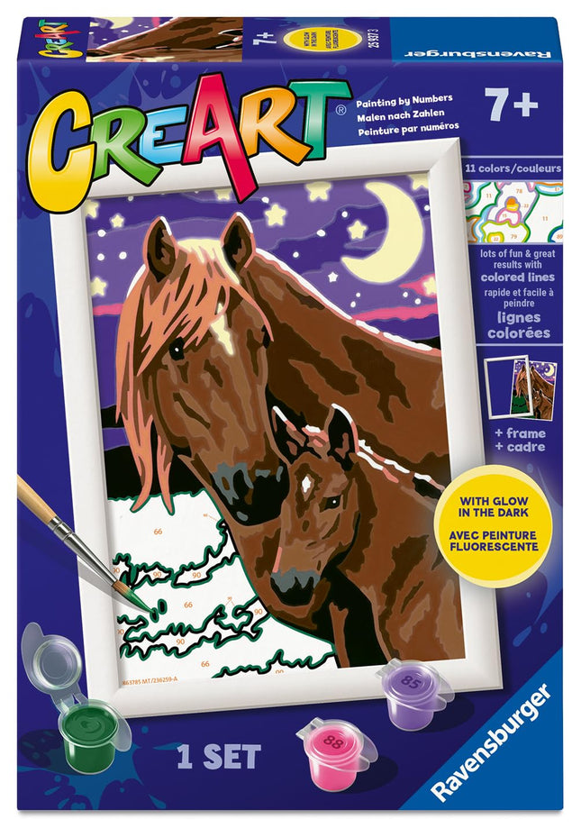 Ravensburger - Horses at Mignight CreArt Paint by 