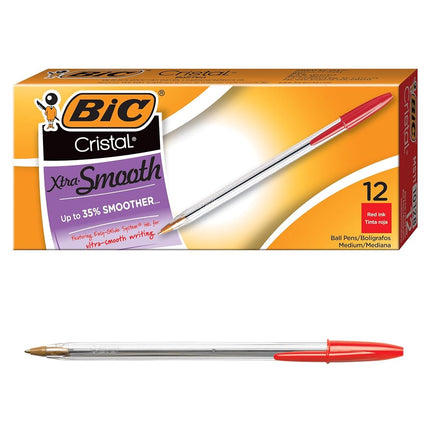 BICMS11BE - BIC Cristal Xtra Smooth Stick Ballpoint Pen by BIC