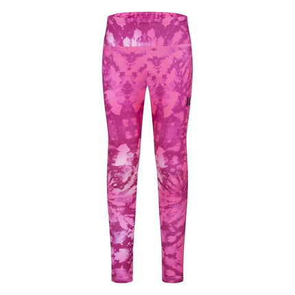 Leggings Hurley para niña, Electric Orchid Tie Dye, extragrande