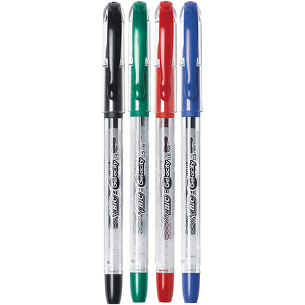 BIC Gel-ocity Smooth Stick Gel Pens, Fine Point, 0