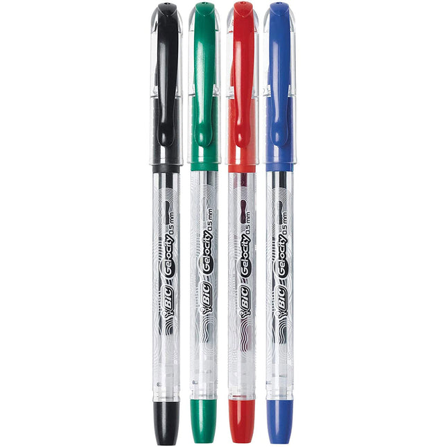 BIC Gel-ocity Smooth Stick Gel Pens, Fine Point, 0