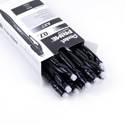 Pentel Prime Mechanical Pencil 0.7mm, Black Barrel, Box of 12 (AX7A)