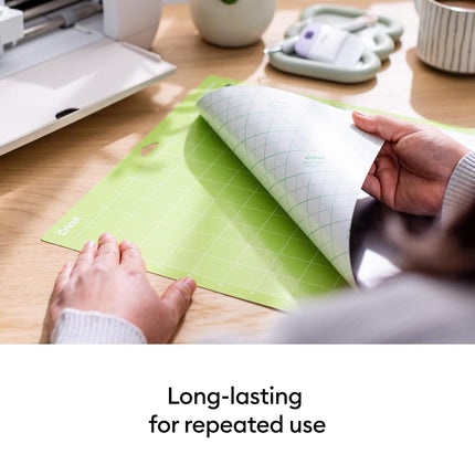 Cricut Tapetes de máquina StandardGrip de 30,5 cm x 30,5 cm, tapetes de corte reutilizables para manualidades con película protectora, úsalos con cartulina, vinilo termoadhesivo y más, compatibles con Cricut Explore y Maker (3 unidades)