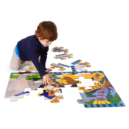 Melissa & Doug Safari Social Floor Puzzle (2'x3')
