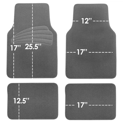 Alfombrillas prémium con almohadilla para el talón