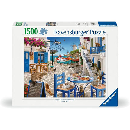 Ravensburger Cat's of Mykonos, Greece - 1500 Piece