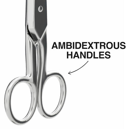 Klein 2100-7 "Nickel Plated" Electrician's Scissor, Silver