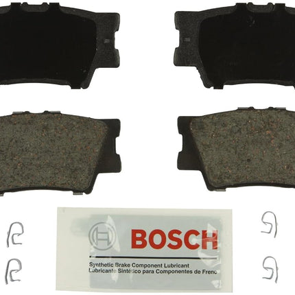 BOSCH BE1212 Blue Ceramic Disc Brake Pad Set - Compatible With Select Lexus ES300h, ES350, HS250h; Pontiac Vibe; Toyota Avalon, Camry, Matrix, RAV4; REAR