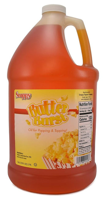 Snappy Butter Burst Popcorn Oil, Movie Theater But