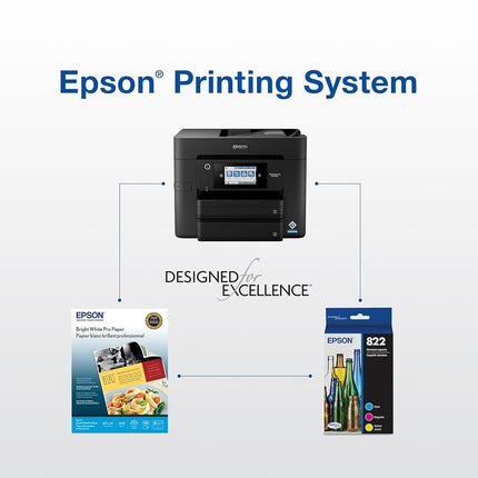 Epson DURABrite Ultra T822 Standard Capacity Cartridge Ink - Black (T822XL120-S), High Capacity