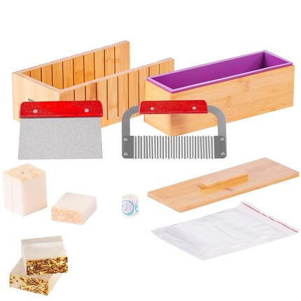 VEVOR Soap Making Kit, Bamboo Cutting Box and Inne