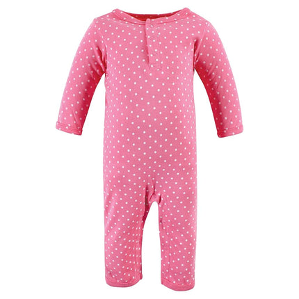 Hudson Baby Combinaison bébé en coton pour petite fille, motif dinosaure mignon, 9-12 mois