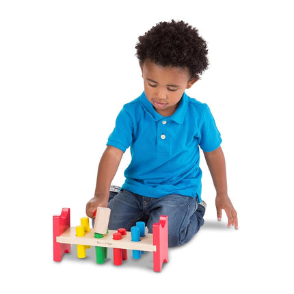 Melissa & Doug Pound-a-Peg | Developmental Toy | Motor Skills | Problem Solving | 2+ | Gift for Boy or Girl