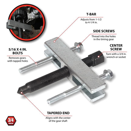 Performance Tool W89705 Timing Gear Puller Set