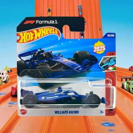 Hot Wheels Formula 1 Williams Racing Car, 2025 Track Aces Collection, 59/250, Die-Cast Model, Blue