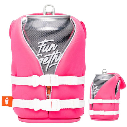 Puffin - The Buoy Life Vest - Insulated 12 oz Can Cooler I Beer Bottle & Soda Can Insulator, Keep Drinks and Beverages Cold (Keylime Pie)