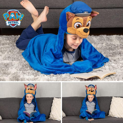 Franco Paw Patrol Kids Super Soft & Cozy Wearable Hooded Duvet Cover 50" x 30" (Officially Licensed)