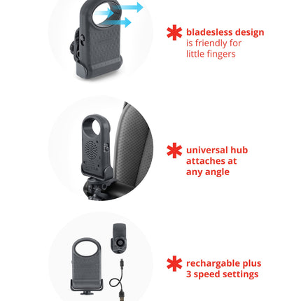 Skip Hop Stroll & Connect Bladeless Stroller Fan