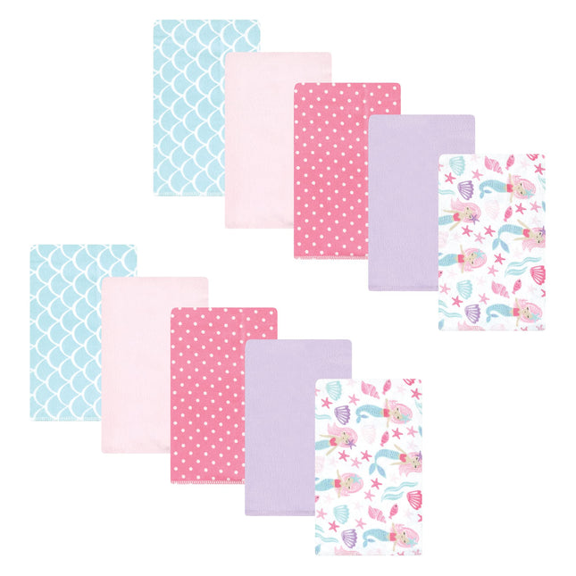 Hudson Baby Unisex Baby Cotton Flannel Burp Cloths