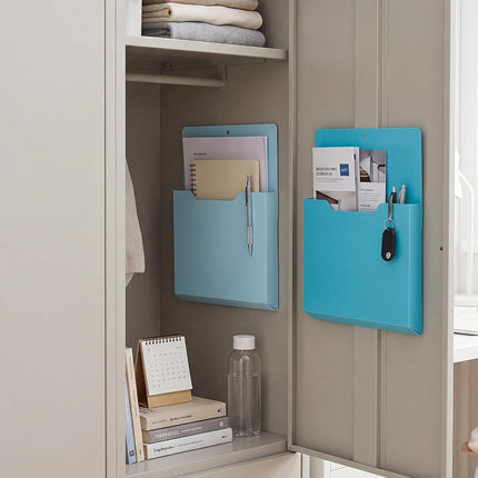 Gilprop 8 Pack Magnetic File Folder Holder for Whiteboard Classroom Storage