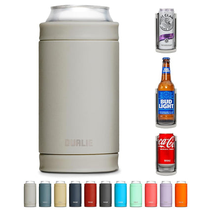 DUALIE 3 in 1 Insulated Can Cooler - Universal Siz