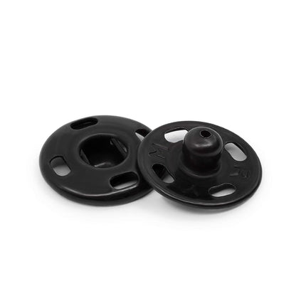 Dritz Sew-On Snaps, Black, Size 4