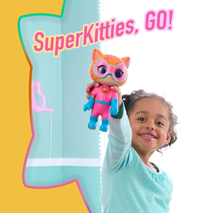 SuperKitties Chat-tastique Ginny transformable, jouets pour enfants dès 3 ans, cadeaux