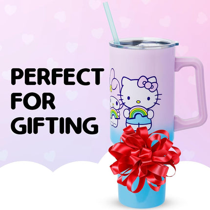 Sanrio Hello Kitty and Friends Rainbow Stainless Steel Tumbler | 40 Ounces