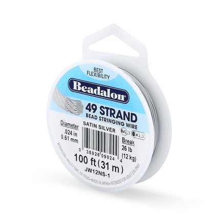 Beadalon 0.61 mm Diameter 31 m Reel 49 Strand Wire