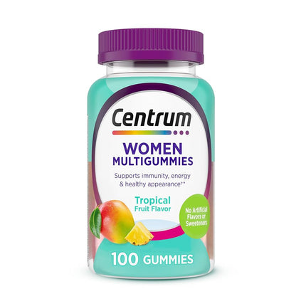Centrum Women's Multivitamin Gummies, Tropical Fru