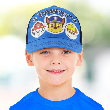Nickelodeon Baseball Cap, Paw Patrol Marshall Adjustable Toddler 2-4 Or Boy Hats for Kids Ages 4-7, Blue, 4-7 Years