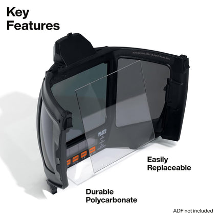 Klein Tools KWHISHIELD Welding Helmet Inner Shield Replacement, Clear Inner Shield, Welding Helmet Accessories, 5-Pack
