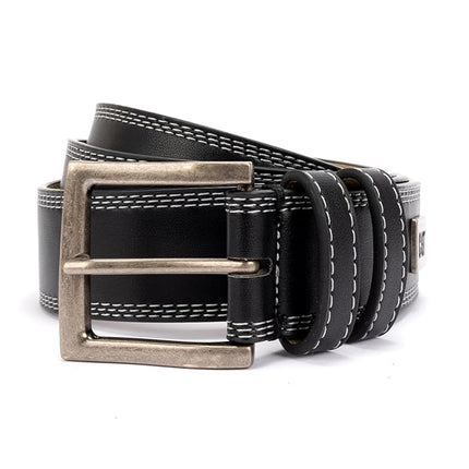 Caterpillar mens Triple Edge Stitch BeltBelt, Black, 38