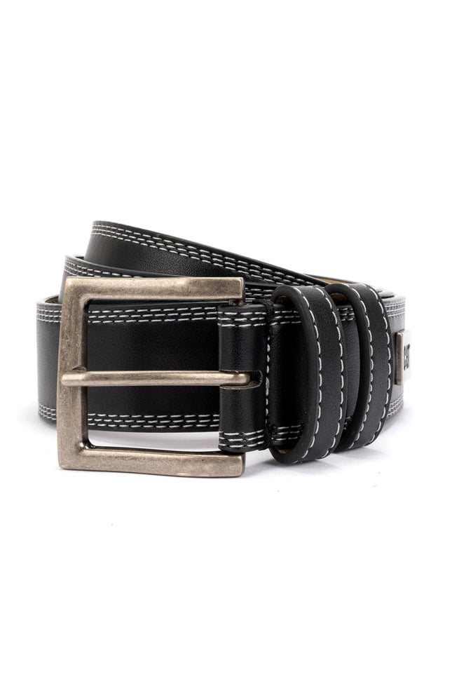 Caterpillar mens Triple Edge Stitch BeltBelt, Blac