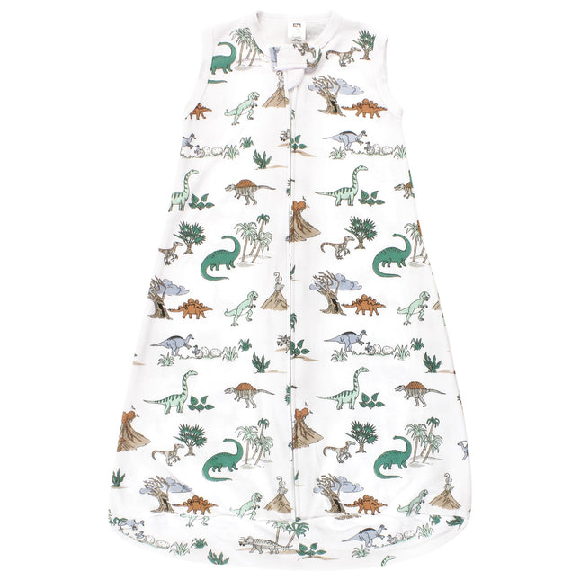Hudson Baby BabyCotton Saco de dormir, Saco, Manta, Sin mangas, Niño Dino World, 12-18 Meses