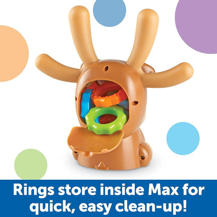 Learning Resources Max the Fine Motor Moose, Fine Motor Toy for Toddlers, Ages 18 mos+